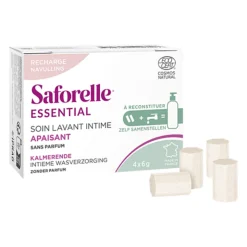 Saforelle Essential Recargas Barra 4x6g