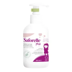 Saforelle Miss Gel Íntimo e Corporal 250ml | Para Meninas +2 Anos | Sem Sabão
