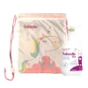Saforelle Miss Higiene Íntima 250ml + Bolsa Unicórnio Gel Meninas +2 Anos Testado Pediatricamente
