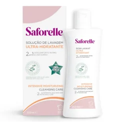 Saforelle Solução Lavagem Ultra-Hidratante 250ml +5Anos | Para Secura Íntima | Aloe Vera