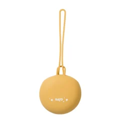 Saro Caixa Porta Chupeta Silicone Mostarda
