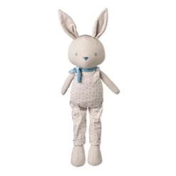 Saro Coelhinho de Pano Gigante Cotton Bunnies Sage - Peluche Bebé Suave e Decorativo