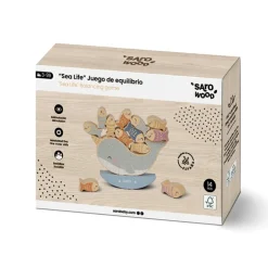 Saro Jogo de Equilíbrio Sea Life +3 anos | Coordenação Motora e Criatividade