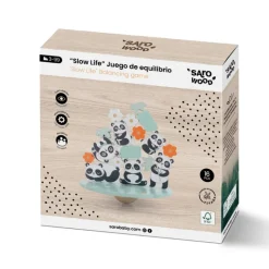 Saro Jogo de Equilíbrio Slow Life +3Anos | Madeira FSC | Coordenação Motora