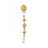 Saro Porta Chupeta Foxy Amarelo +0M