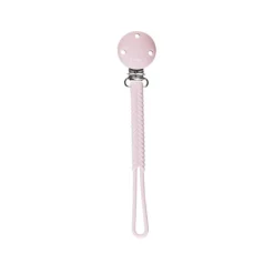 Saro Porta-Chupeta Trança Rosa