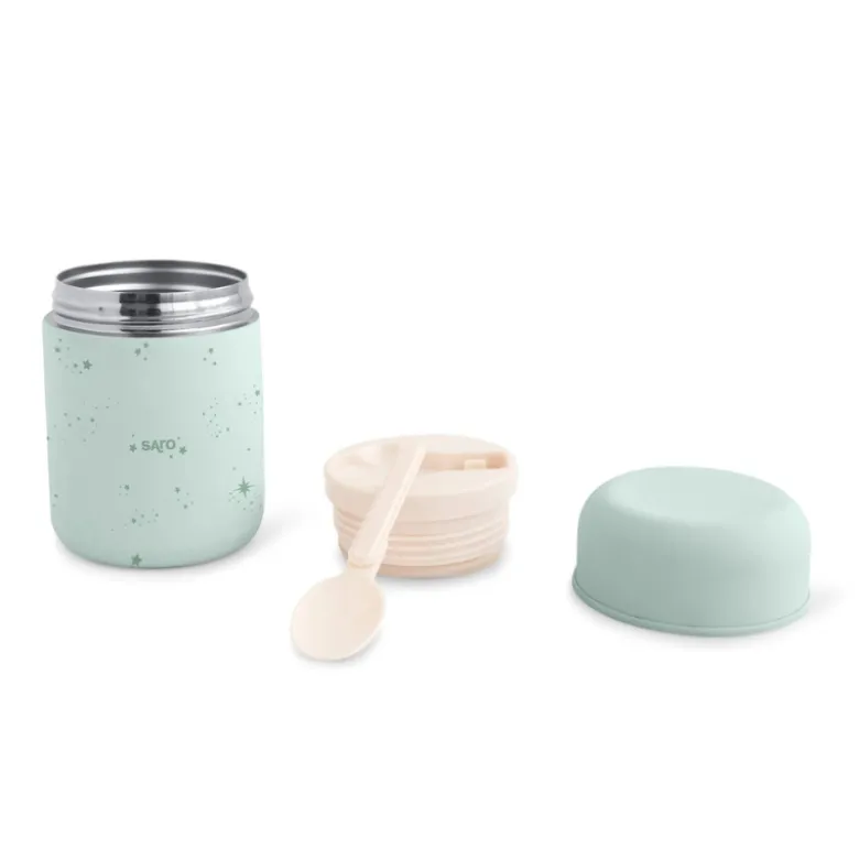 Saro Termo para Sólidos 300ml Verde | Mantém Temperatura por 12 Horas