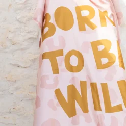 Saro Toalha de Microfibra Born To Be Wild 90x160cm | Leve, Superabsorvente e de Secagem Rápida