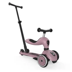 Scoot&Ride Highwaykick 1 Push&Go Trotinete Amora | 1-3 Anos | Com Pega Empurrar Adulto