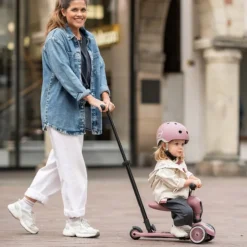 Scoot&Ride Highwaykick 1 Push&Go Trotinete Areia | 1-3 Anos | Com Pega Empurrar Adulto