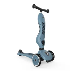Scoot&Ride Highwaykick 1 Trotinete Azul 2 em 1 com Assento | Dos 1 aos 5 Anos