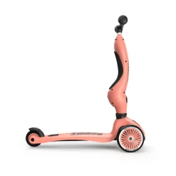 Scoot&Ride Highwaykick 1 Trotinete Pêssego 2 em 1 com Assento | 1 aos 5 Anos