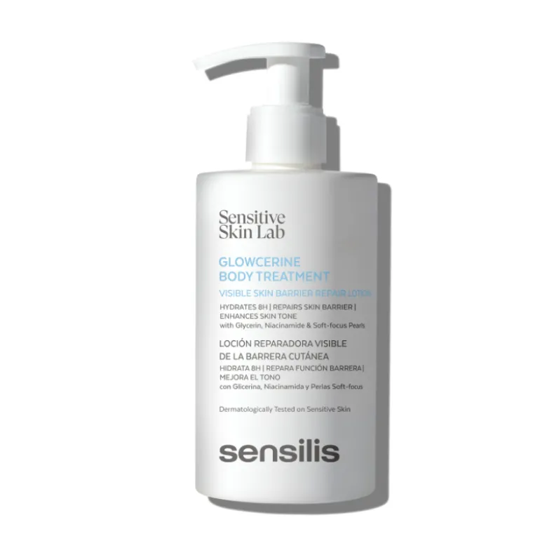 Sensilis Body Glowcerine Loção 200ml | Loção corporal hidratante e aperfeiçoadora