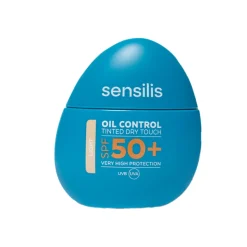 Sensilis Oil Control Tinted Dry Touch Light SPF50+ 40ml | Protetor solar cor pele oleosa e matificante