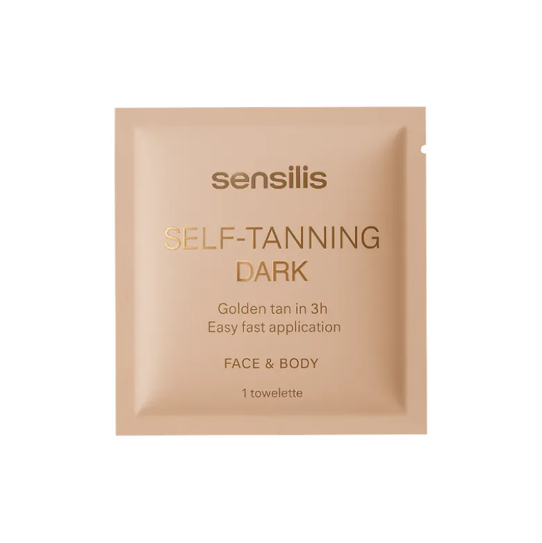 Sensilis Self-Tanning Bronze Toalhitas Autobronzeadoras 6 unidades | Bronzeado Intenso em 3h