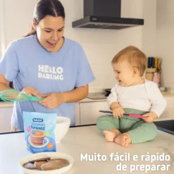 Smileat Biológico Panquecas Cereais Aveia Integral e Mirtilos +8M 125g