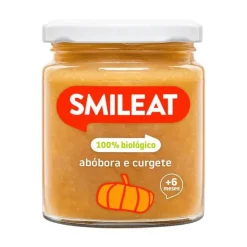 Smileat Boião Abóbora e Curgete Biológico +6M 230g