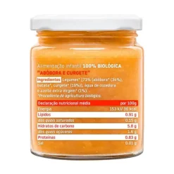 Smileat Boião Abóbora e Curgete Biológico +6M 230g