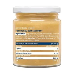 Smileat Boião Bacalhau com Batata e Legumes Biológicos +6M 230g