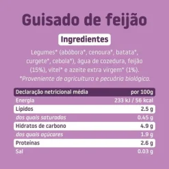 Smileat Boião de Guisado de Feijão +6M 230g