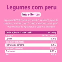 Smileat Boião de Legumes com Peru +6M 230g