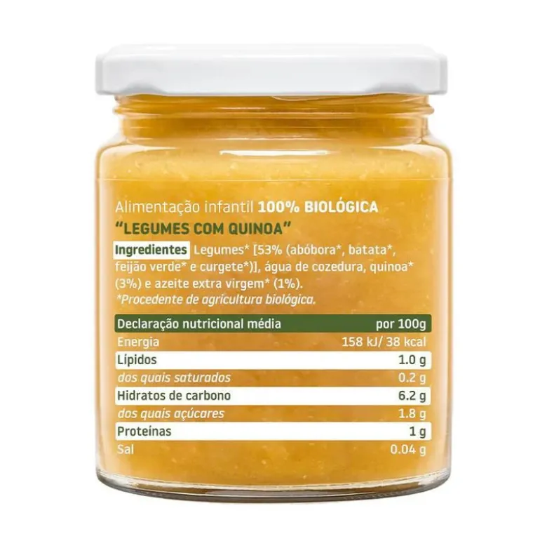 Smileat Boião Legumes com Quinoa Biológico +6M 230g
