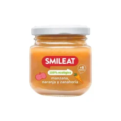 Smileat Boião Maçã, Laranja e Cenoura +6M 130g