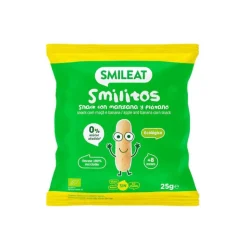 Smileat Smilitos Maçã e Banana Biológico +8M 25g