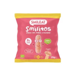 Smileat Smilitos Morango e Banana Biológico +8M 25g