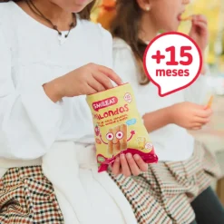 Smileat Smilondas Snack Milho com Tomate e Queijo Biológico +15M 25g