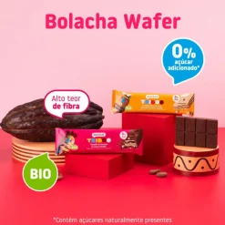 Smileat Triboo Bolacha Wafer Cobertura Chocolate Biológico 40gr.