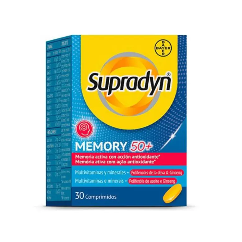 Supradyn Memory 50+ Comprimidos x30