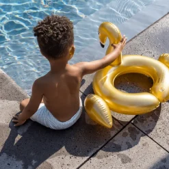 Swim Essentials Boia Abertura Cisne Dourado 55cm | +3 Anos 50kg