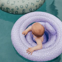 Swim Essentials Boia Bebé Leopard Lilás 0-1 Anos | 69cm 4 Câmaras