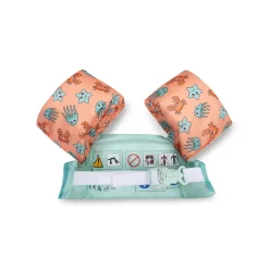 Swim Essentials Flutuador Animal Bands Verde/Rosa 2-6 Anos | 15-30kg