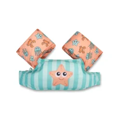 Swim Essentials Flutuador Animal Bands Verde/Rosa 2-6 Anos | 15-30kg