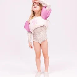 Swim Essentials Flutuador Pink Flower Market 2-6 Anos| 15-30kg