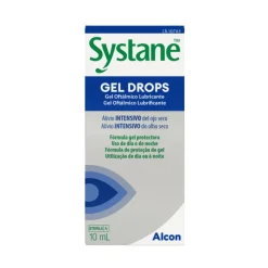 Systane Gel Drops Gel Oftálmico 10ml | Para Olho Seco Severo e Uso Noturno | Alívio Prolongado