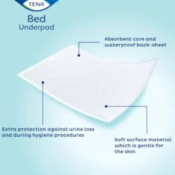 TENA Bed Plus 40 Resguardos Proteção Cama para Incontinência 60x40cm