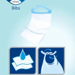TENA Bibs Babetes Descartáveis Adulto L Proteção Refeições 150 Unidades