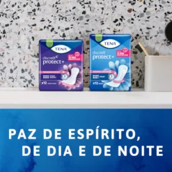 TENA Lady Discreet Maxi Night Penso Feminino Incontinência Nocturna 12 Unid.
