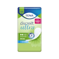 TENA Lady Discreet Mini Pensos Mulher Diários Perdas Ligeiras 20 Unidades