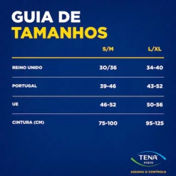 TENA Men Active Fit Cuecas Plus Homem Tam. M Proteção Incontinência 9 Unidades