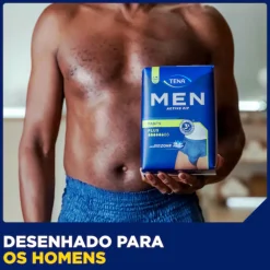 TENA Men Active Fit Cuecas Plus Homem Tam. M Proteção Incontinência 9 Unidades