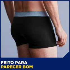 TENA Men Boxer Preto Lavável para Homem Tamanho L 1 Unidade