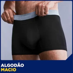 TENA Men Boxer Preto Lavável para Homem Tamanho S 1 Unidade