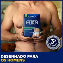 TENA Men Premium Fit Maxi S/M Cuecas Incontinência Masculina 12 Unid.