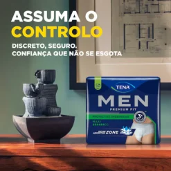 TENA Men Premium Fit Maxi S/M Cuecas Incontinência Masculina 12 Unid.
