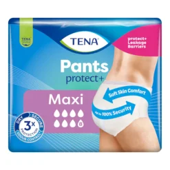 TENA Pants Protect+ Maxi M Cueca Incontinência Feminina 10 Unidades