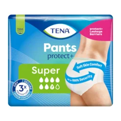 TENA Pants Protect+ Super L Cueca Feminina Incontinência Intensa 12 Uni.